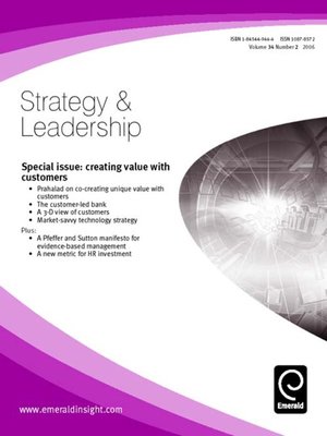 cover image of Strategy & Leadership, Volume 34, Issue 2